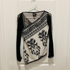 Whimsygoth vintage 2000s asymmetrical black